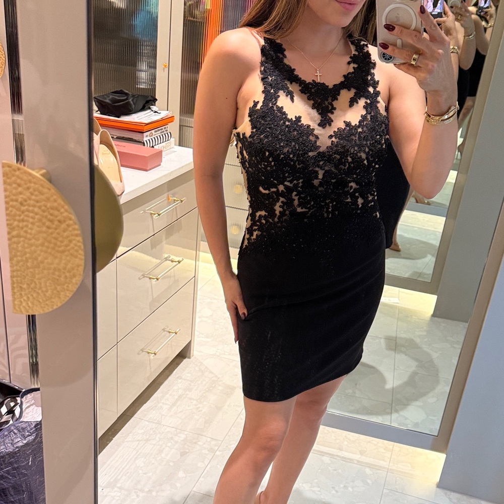 Black Lace Dress
